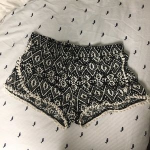 Aztec Print Shorts